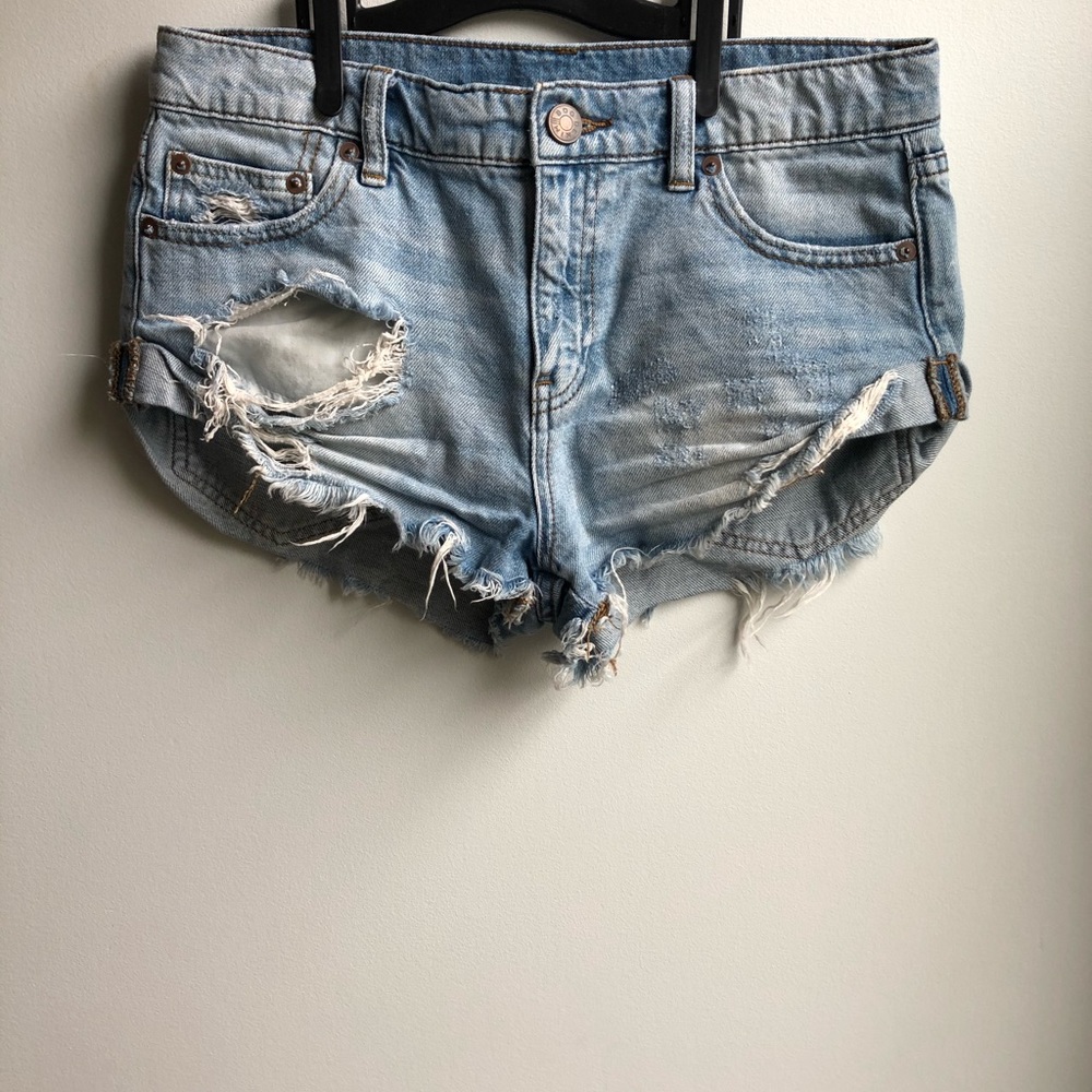 Jean shorts